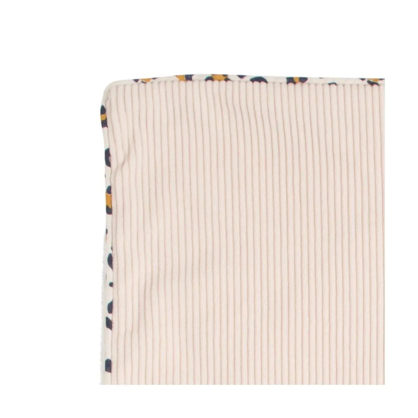 Sauthon Couverture Velours Léopard Ecru/Noir/Caramel