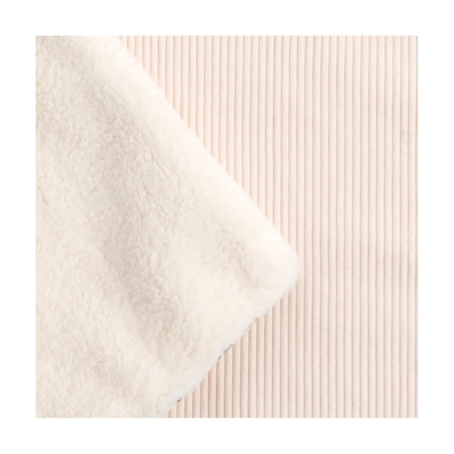 Sauthon Couverture Velours Léopard Ecru/Noir/Caramel