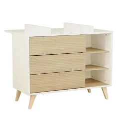 Sauthon                    Dispositif à Langer Dessus Integral Kronos    Blanc / décor bois