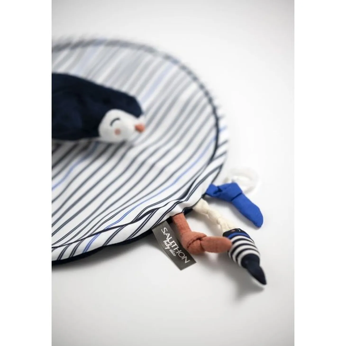 Sauthon Doudou mouchoir Baby Sailor Bleu