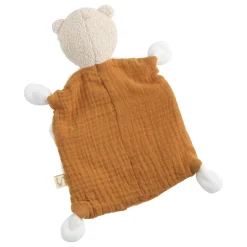 Sauthon Doudou Mouchoir Petit Soleil Beige Chiné/Ocre/Caramel