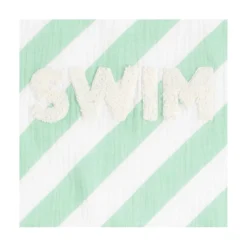 Sauthon Drap de Plage Pop Vert Menthe / Vanille