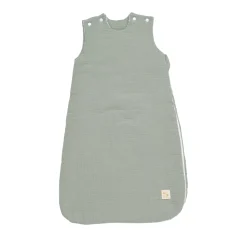 Sauthon Gigoteuse + doudou mouchoir Uni Sauge Vert 0-6 mois