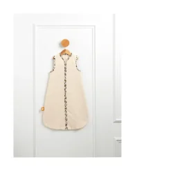 Sauthon Gigoteuse Lange Été Léopard Ecru/Noir/Caramel 0-6 mois