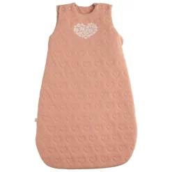 Sauthon                    Gigoteuse Ouatinée Petit Coeur    Rose Poudré            0-6 mois