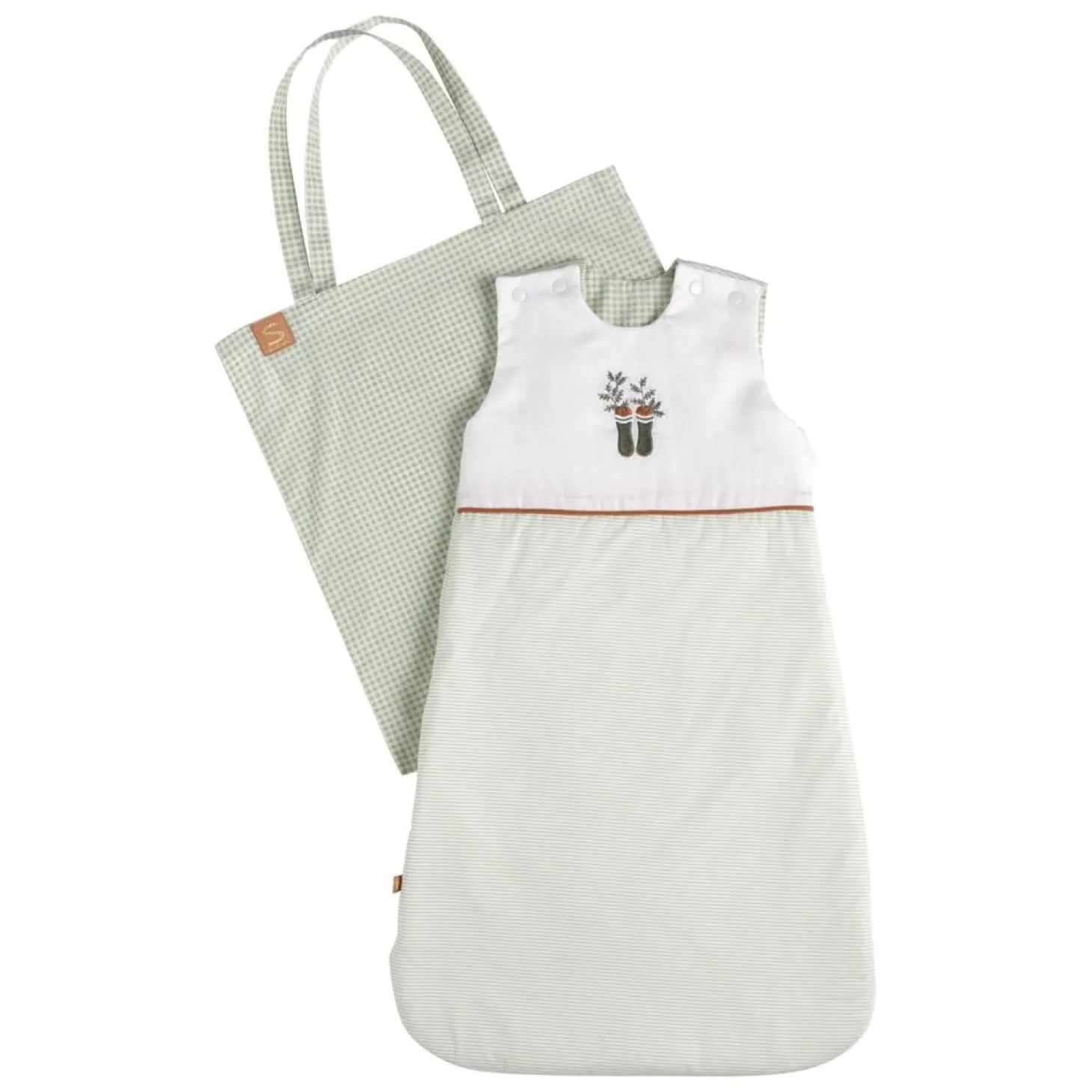 Sauthon Gigoteuse ouatinée rayures Botanica Mixte 0-6 mois