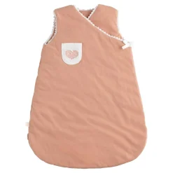 Sauthon Gigoteuse Petit Coeur Rose Poudré Naissance