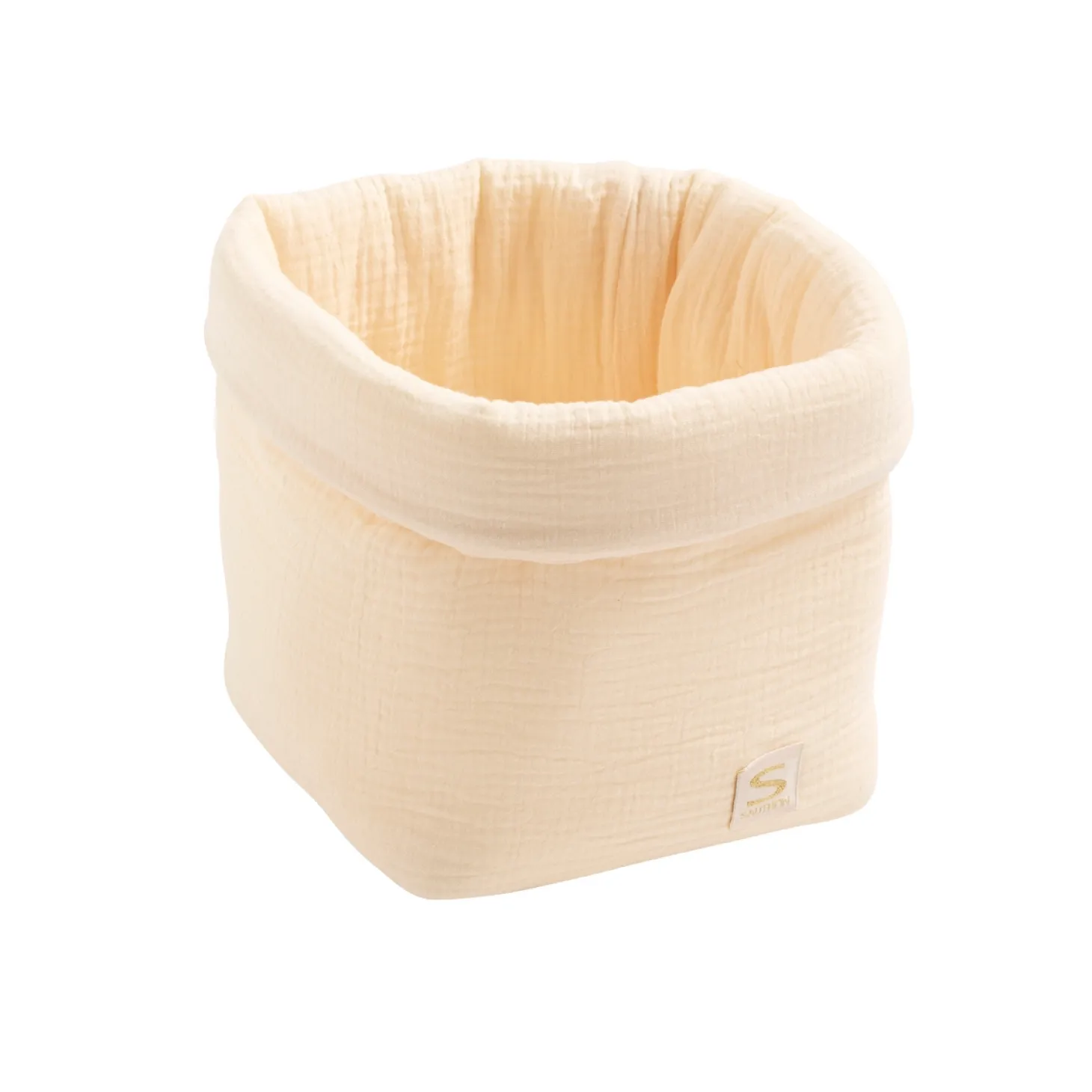 Sauthon Grande paniere Uni Vanilla Beige
