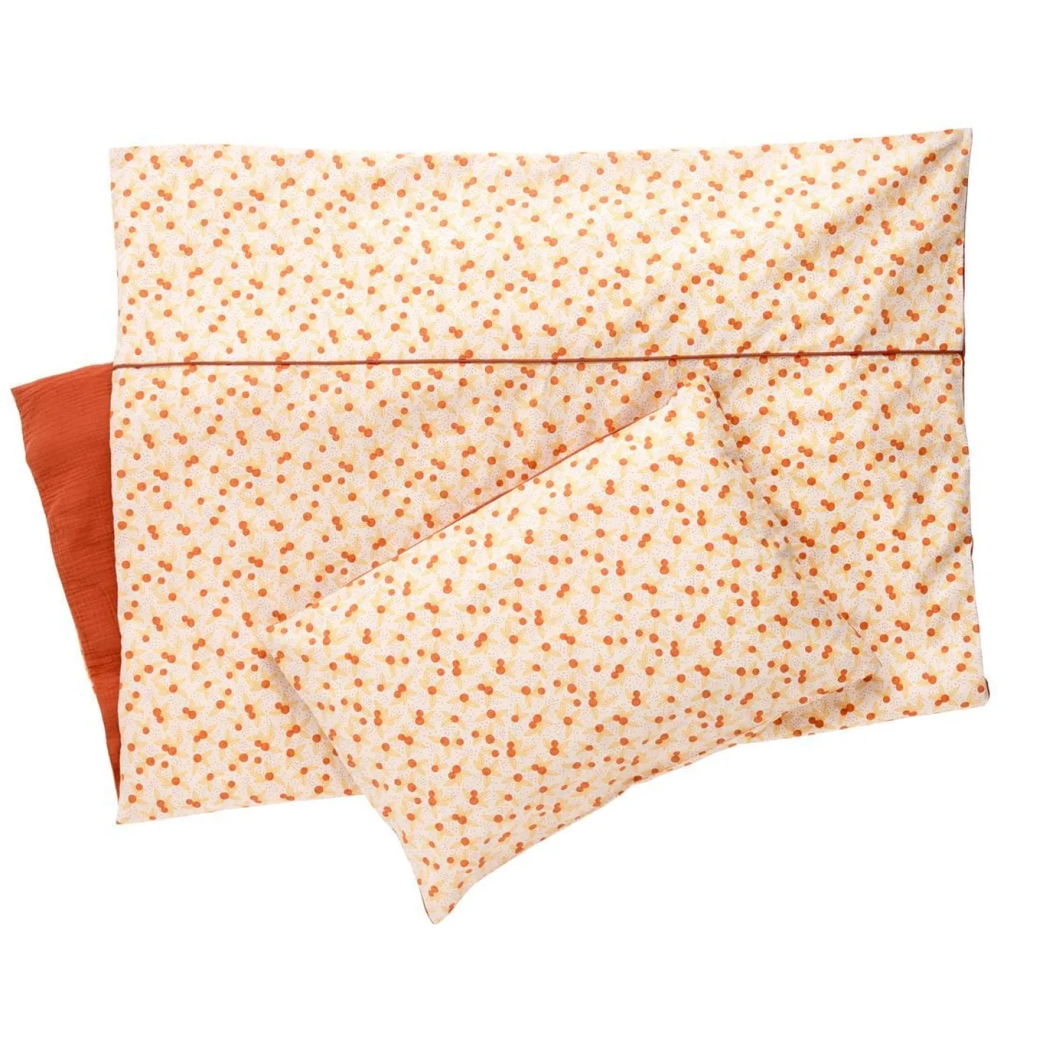 Sauthon Housse de couette avec taie Esmee Rouge
