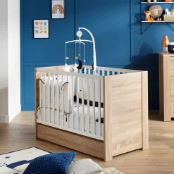 Sauthon                    Lit bébé Antonin    Chêne Noisette            60x120 cm
