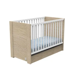 Sauthon Lit bébé Antonin Chêne Noisette 60x120 cm