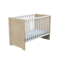 Sauthon Lit bébé Antonin Chêne Noisette 60x120 cm