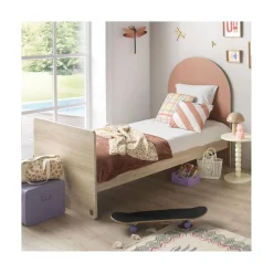 Sauthon                    Lit bébé Arche    Chêne Sépia/Terracotta Arche/Crème            60x120 cm / 90x190 cm