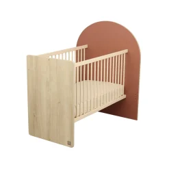 Sauthon                    Lit bébé Arche    Chêne Sépia/Terracotta Arche/Crème            60x120 cm / 90x190 cm