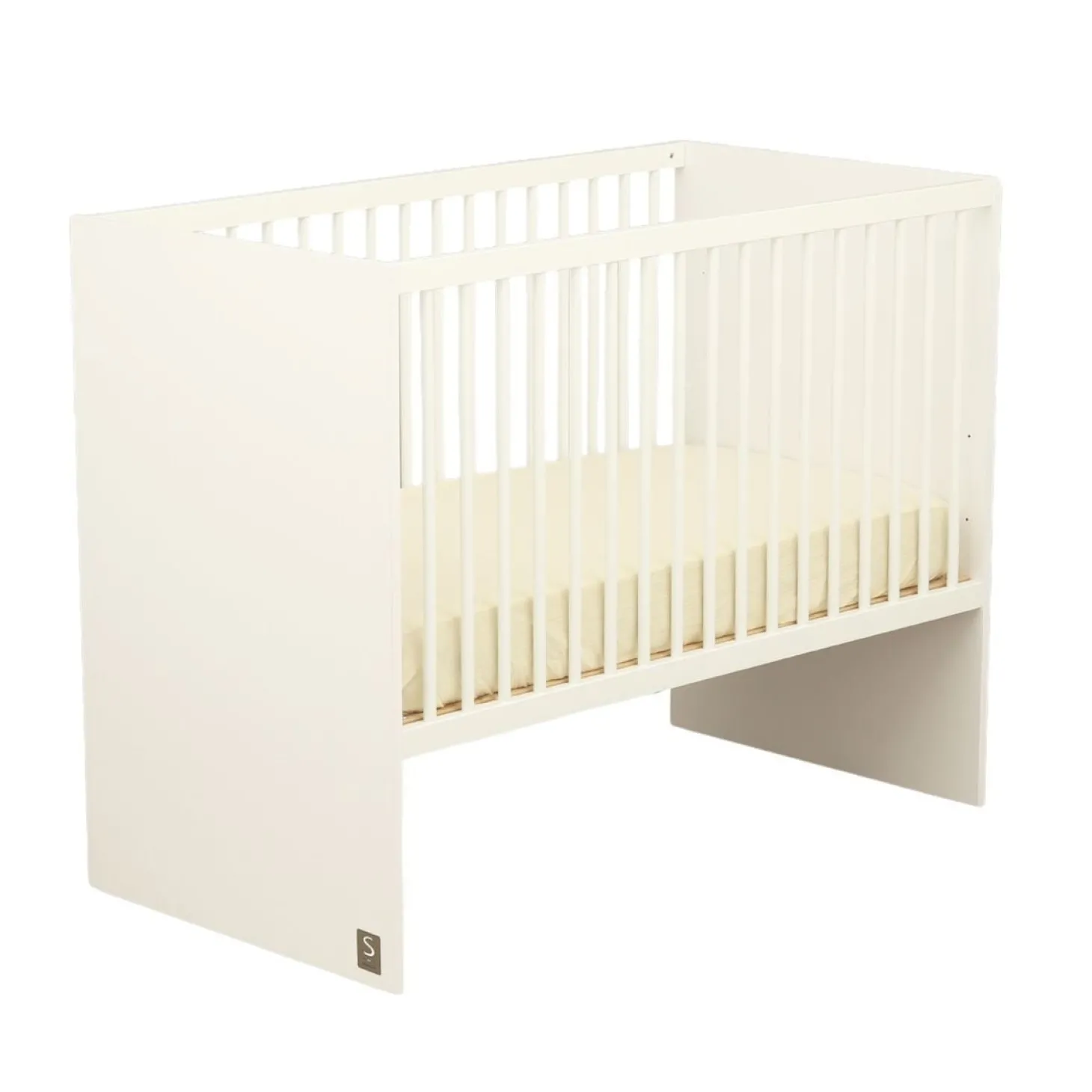 Sauthon Lit bébé Paloma Blanc Neige 60x120 cm