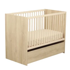 Sauthon                    Lit bébé Paloma bois    Chêne Sépia/Beige Ficelle            60x120 cm