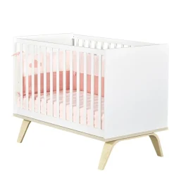 Sauthon Lit bébé Serena Blanc 60x120 cm