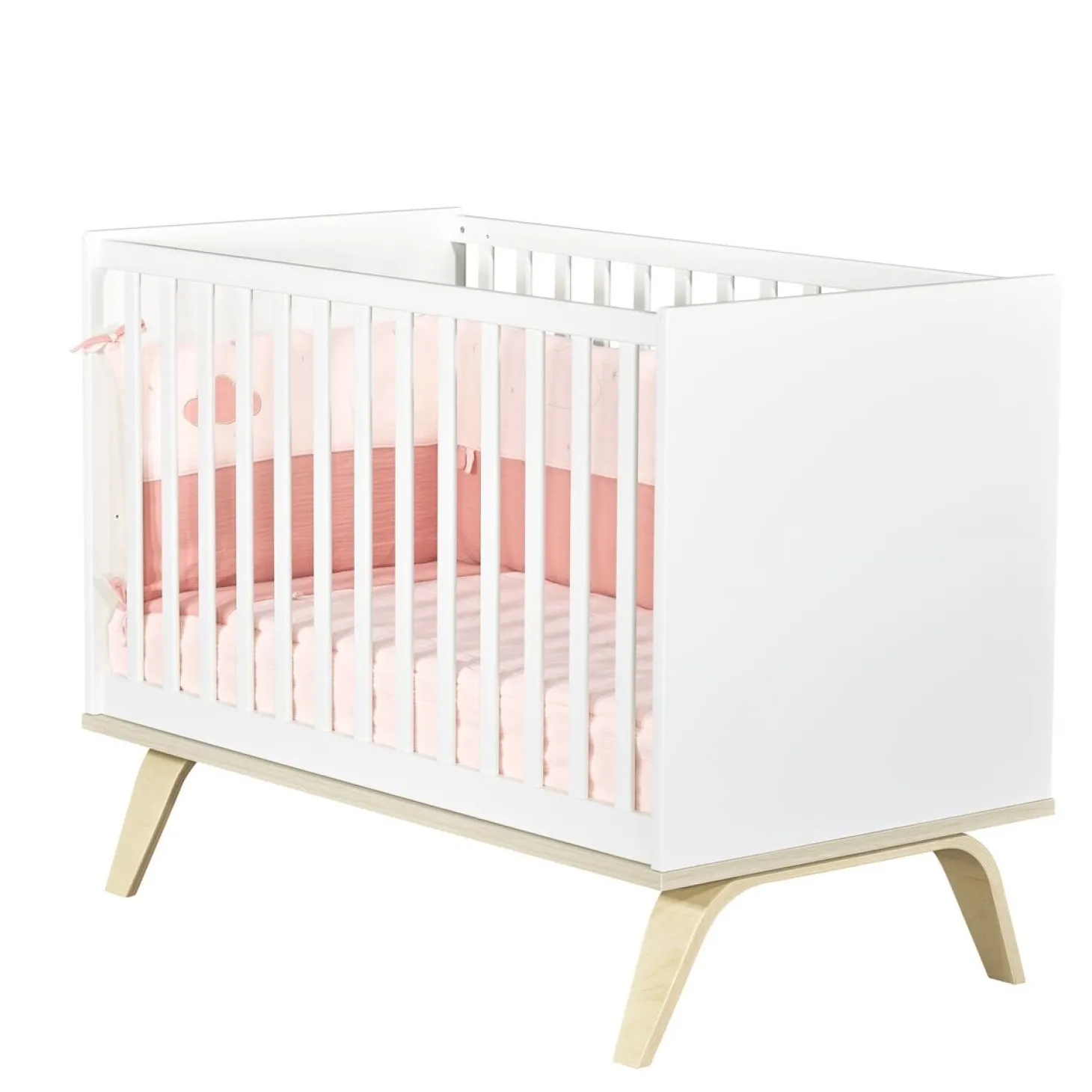 Sauthon Lit bébé Serena Blanc 60x120 cm