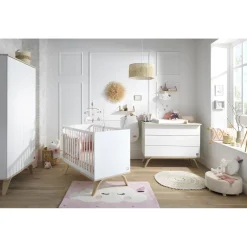 Sauthon                    Lit bébé Serena    Blanc            60x120 cm