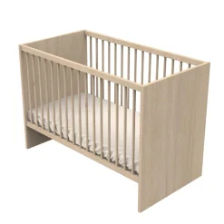 Sauthon                    Lit bébé Tokyo    Chêne Suave - Hêtre Vernis Naturel            60x120 cm