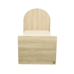 Sauthon                    Lit bébé Transformable Arche    Chêne Sépia/Chêne Strié Sépia Arche/Crème            60x120 cm / 90x190 cm