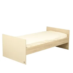 Sauthon Lit bébé transformable Melinée Crème/Chêne Sépia 60x120 cm