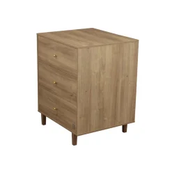 Sauthon                    Lit Combiné évolutif réversible Mokka    Chêne Mokka /Chêne Foncé            60x120 cm / 90x190 cm