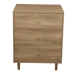 Sauthon Lit Combiné évolutif réversible Mokka Chêne Mokka /Chêne Foncé 60x120 cm / 90x190 cm