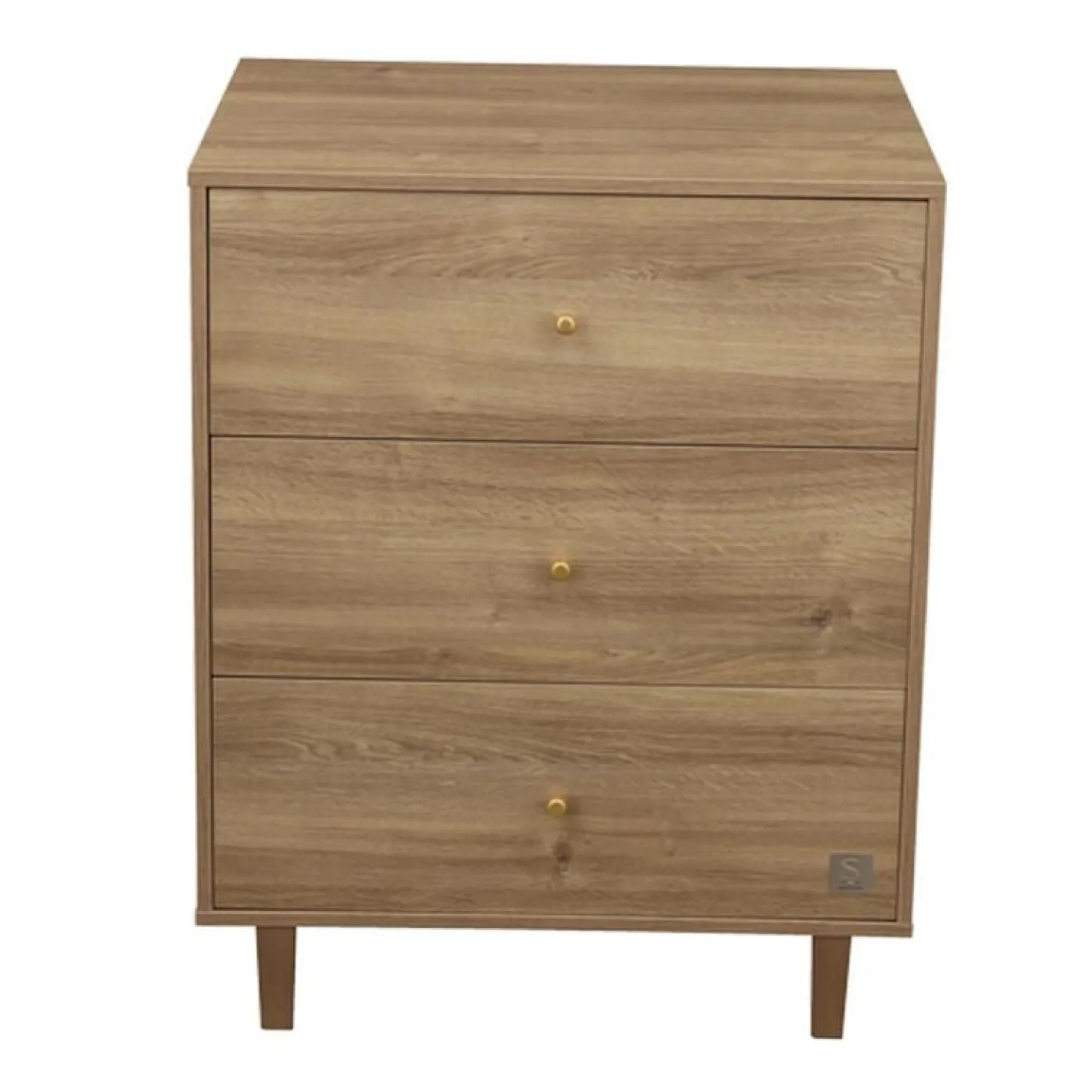 Sauthon Lit Combiné évolutif réversible Mokka Chêne Mokka /Chêne Foncé 60x120 cm / 90x190 cm