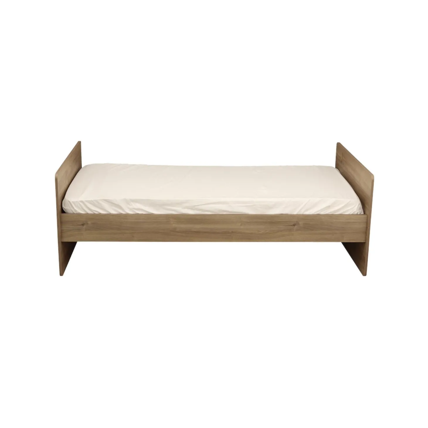 Sauthon Lit Combiné évolutif réversible Mokka Chêne Mokka /Chêne Foncé 60x120 cm / 90x190 cm