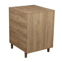 Sauthon Lit Combiné évolutif réversible Mokka Chêne Mokka /Chêne Foncé 60x120 cm / 90x190 cm