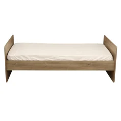Sauthon Lit Combiné évolutif réversible Mokka Chêne Mokka /Chêne Foncé 60x120 cm / 90x190 cm