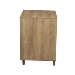 Sauthon Lit Combiné évolutif réversible Mokka Chêne Mokka /Chêne Foncé 60x120 cm / 90x190 cm