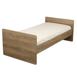Sauthon Lit Combiné évolutif réversible Mokka Chêne Mokka /Chêne Foncé 60x120 cm / 90x190 cm