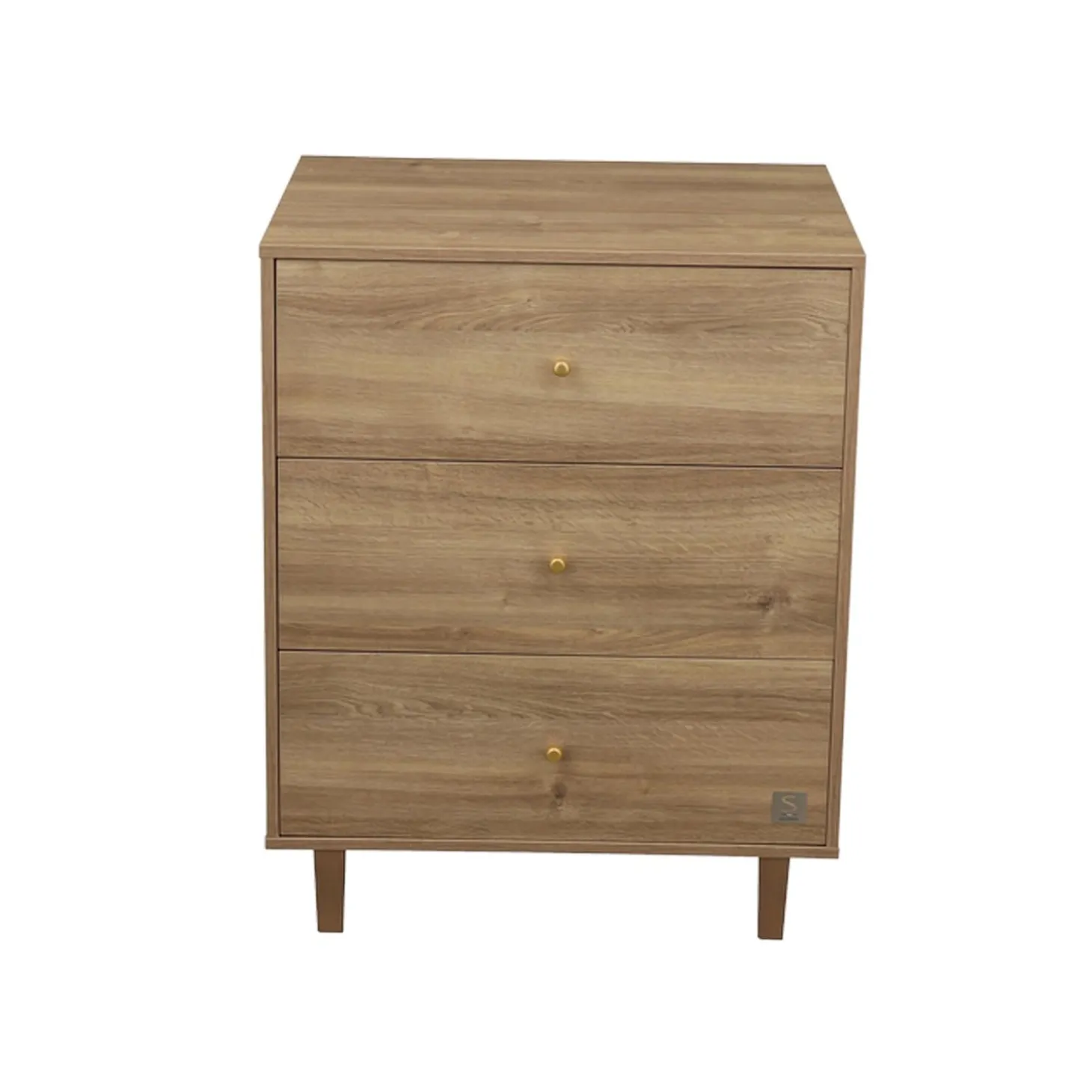 Sauthon Lit Combiné évolutif réversible Mokka Chêne Mokka /Chêne Foncé 60x120 cm / 90x190 cm