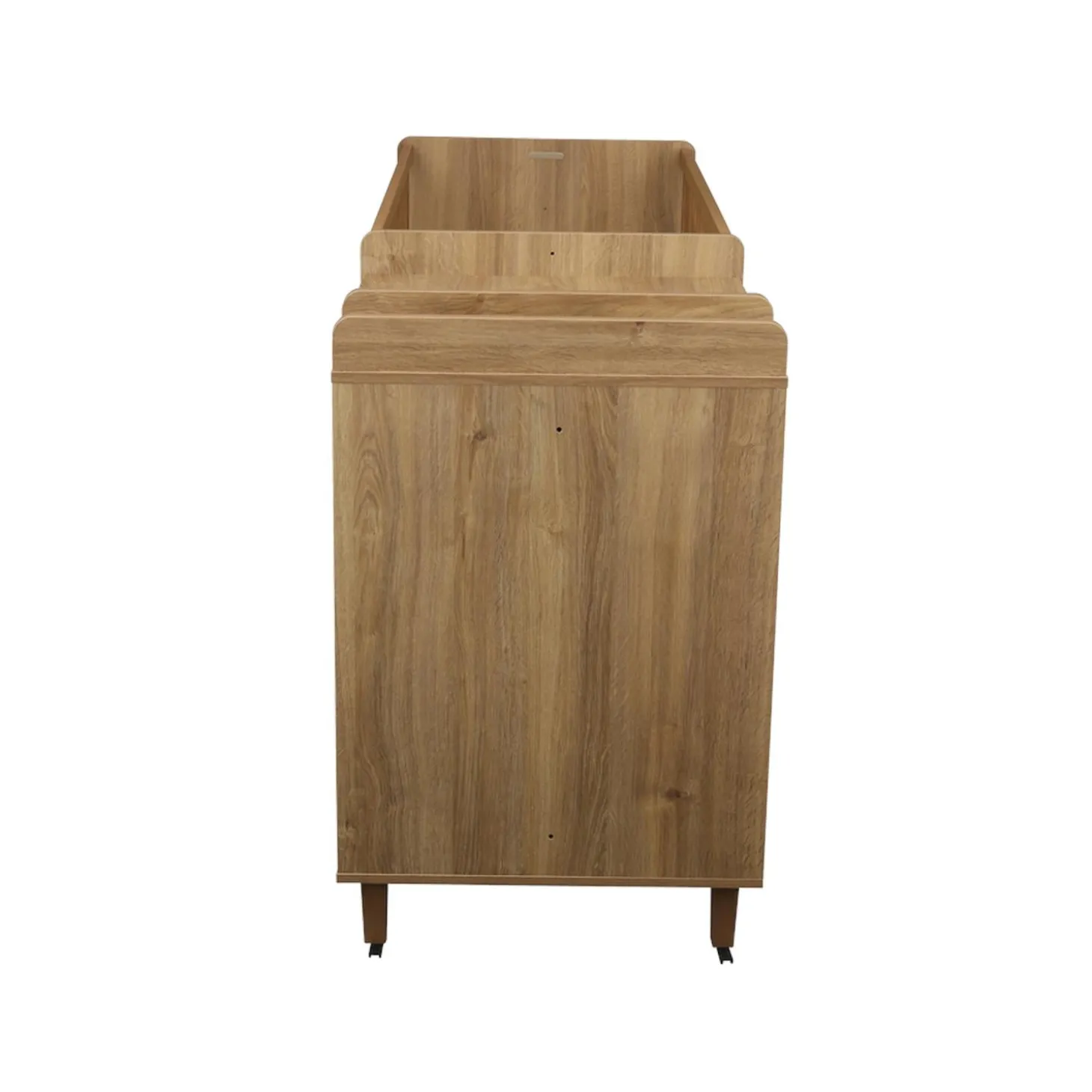 Sauthon Lit Combiné évolutif réversible Mokka Chêne Mokka /Chêne Foncé 60x120 cm / 90x190 cm