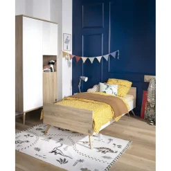 Sauthon                    Lit junior seventies    Blanc            90x190 cm