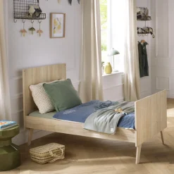 Sauthon                    Lit Little Big Bed Kronos    Décor bois / blanc            70x140 cm