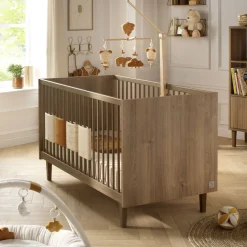 Sauthon Lit little big bed Mokka Chêne/Chêne Foncé/Chêne Strié 70x140 cm