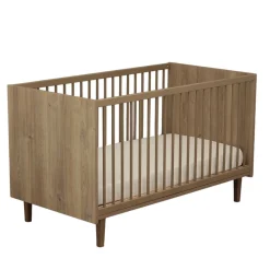 Sauthon Lit little big bed Mokka Chêne/Chêne Foncé/Chêne Strié 70x140 cm