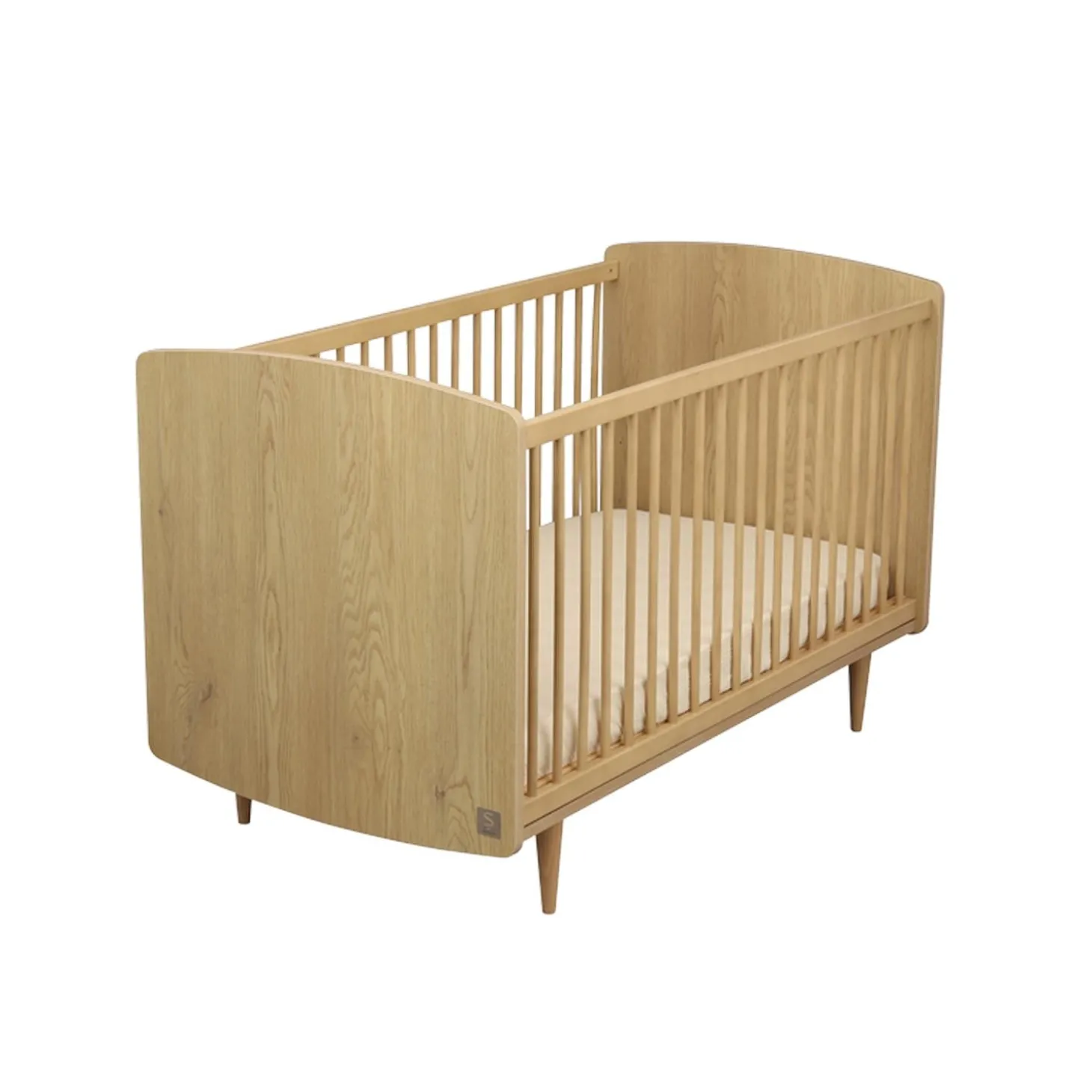 Sauthon Lit Little Big Bed My Love Chêne Vintage 70x140 cm