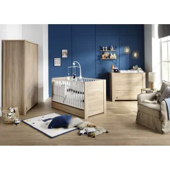 Sauthon Little big bed Antonin Chêne Noisette 70x140 cm