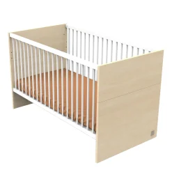 Sauthon                    Little big bed Nature    Chêne Velours - Blanc            70x140 cm