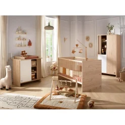 Sauthon                    Little big bed Tokyo    Chêne Suave - Hêtre Vernis Naturel            70x140 cm