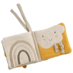 Sauthon                    Livre d'éveil Petit Soleil    Beige Chiné/Caramel/Ocre