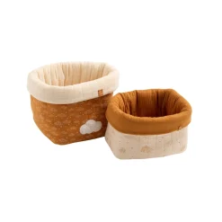 Sauthon Lot de 2 panières Orsino Beige