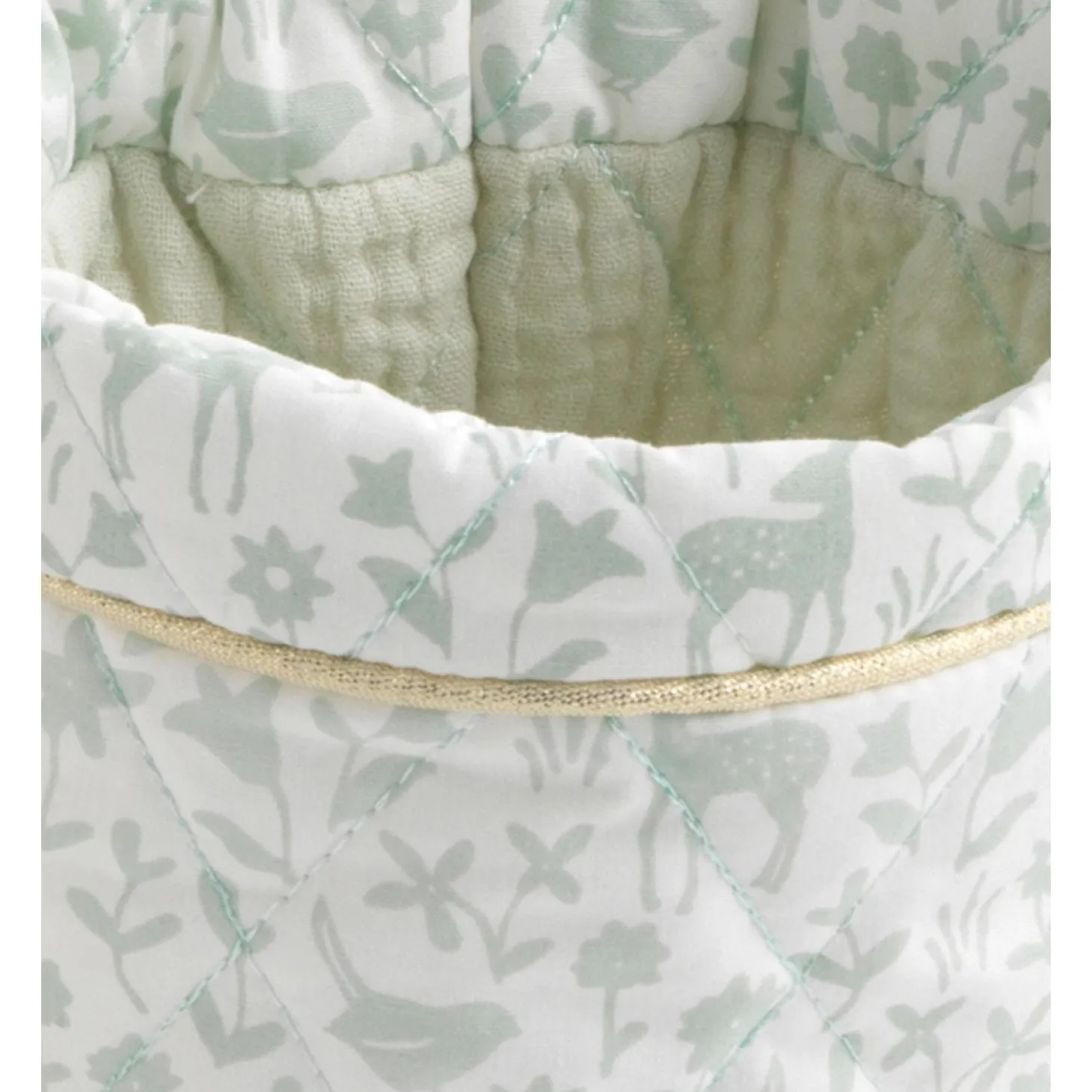 Sauthon Lot de 3 panières Promenons nous Tilleul