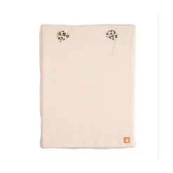Sauthon Matelas à Langer Plus Serviette Éponge Leopard Ecru/Noir/Caramel