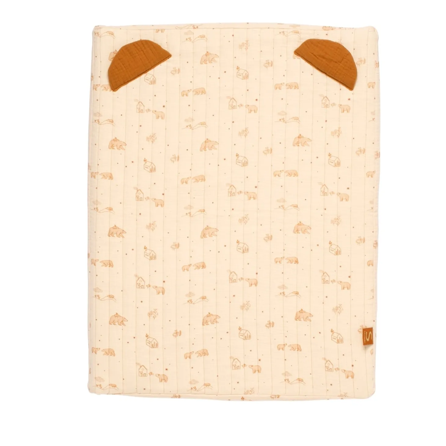 Sauthon Matelas à langer plus serviette éponge Orsino Beige