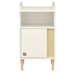 Sauthon                    Meuble à langer Paloma    Blanc Neige/Chêne Strié Sépia/Hêtre Vernis